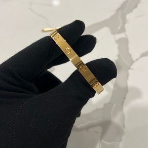 LOVE BRACELET. COMFORTABLY FITS 7” WRIST. HIGH QUALITY. NEW W/O BAG